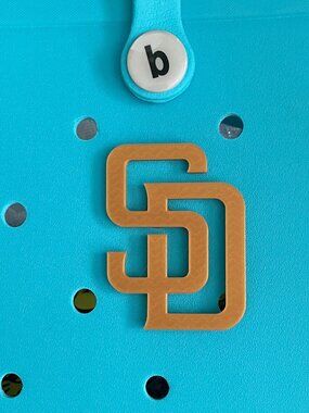 San Diego Padres Bogg Charm-SA Padres Bogg Charm-Baseball Bogg Charm-New!